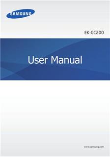 Samsung Galaxy Camera 2 EK GC 200 manual. Camera Instructions.